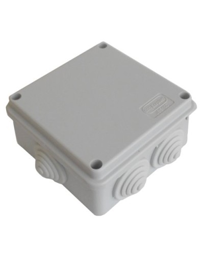 Коробка JBS100 100х100х55, 6 вых., 3P (1,5…6мм²) серая (43027HF-GR). Коробка монтажная, огнестойкая, без галогена. Экопласт в Евпатории