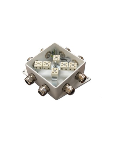 КМ-О (12к*6,0)-IP66-120х120, три ввода: Коробка монтажная огнестойкая в Евпатории