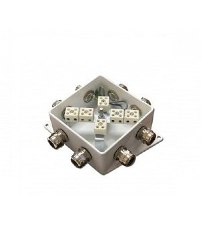 КМ-О (12к*10,0)-IP66-120х120, три ввода: Коробка монтажная огнестойкая в Евпатории