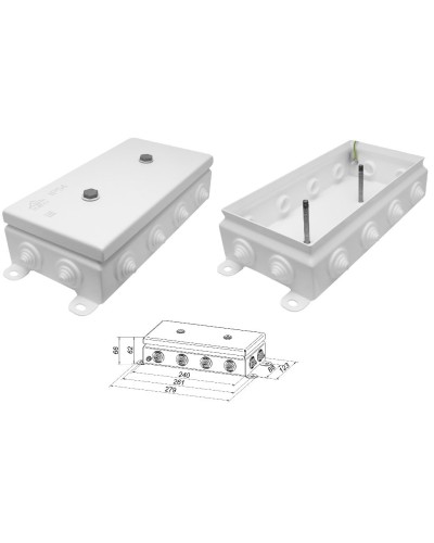 КМ IP55-1224. Коробка монтажная электротехническая. Гефест в Евпатории
