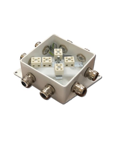 КМ-О (10к*6,0)-IP66-120х120, четыре ввода. Коробка монтажная огнестойкая. Гефест в Евпатории