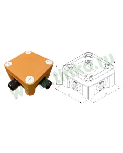 КМ-О-1010(П)(8к)-IP66(П6-12): Коробка монтажная огнестойкая в Евпатории
