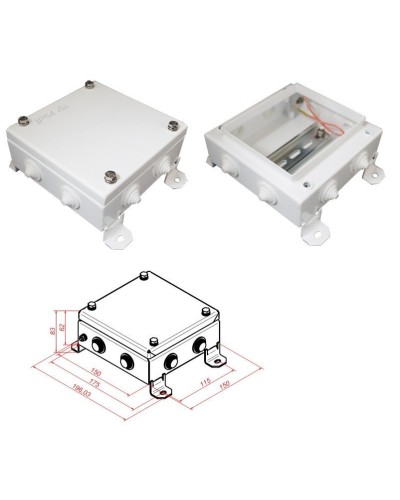 КМ IP55-1515. Коробка монтажная электротехническая. Гефест в Евпатории
