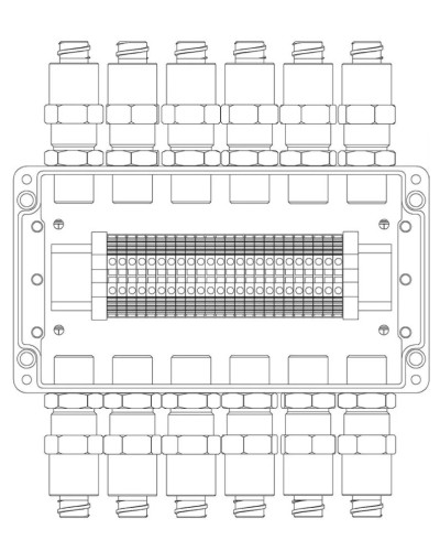 КВМК 2401. Коробка коммутационная взрывозащищенная. Компания СМД в Евпатории