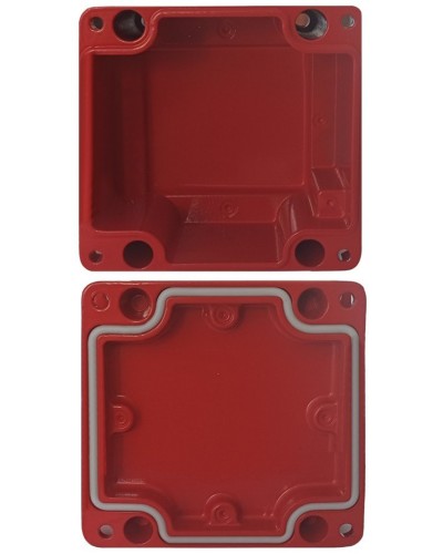 МКС Мороз, глухая, IP66/IP68, красный. Коробка коммутационная металлическая. Магнито-Контакт в Евпатории