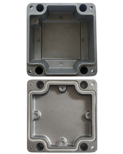 МКС Мороз, глухая, IP66/IP68, серый. Коробка коммутационная металлическая. Магнито-Контакт в Евпатории