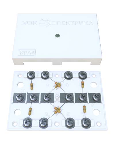 KRA-4 300 Om white (MEC42103). Коробка на 4 абонента. МЭК-Электрика в Евпатории