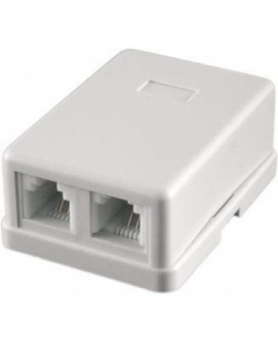 STK-RJ-45(8P8C), CAT.6, 2 выхода, Dual IDC компьютерная розетка: Розетка компьютерная 2 выхода в Евпатории