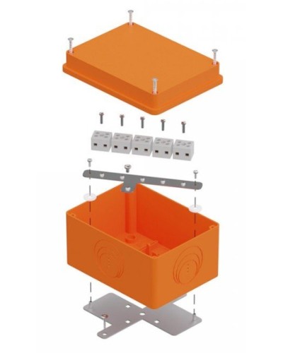 Коробка огнестойкая 150х110х90 E15-E120 для о/п (40-0351-FR6.0-10). Коробка огнестойкая для открытой установки. Промрукав в Евпатории