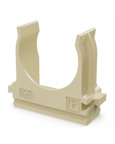 Крепёж-клипса для труб АБС-пластик сосна D25 (100 шт) (PR13.0050). Крепление для труб ПВХ. Промрукав в Евпатории