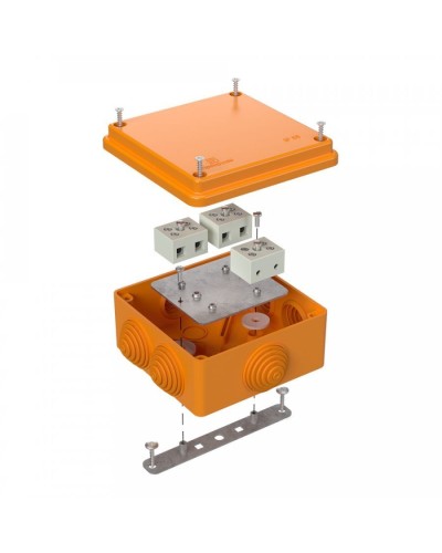 Коробка огнестойкая 100х100х50 (40-0300-FR6.0-6). Коробка огнестойкая для открытой установки. Промрукав в Евпатории