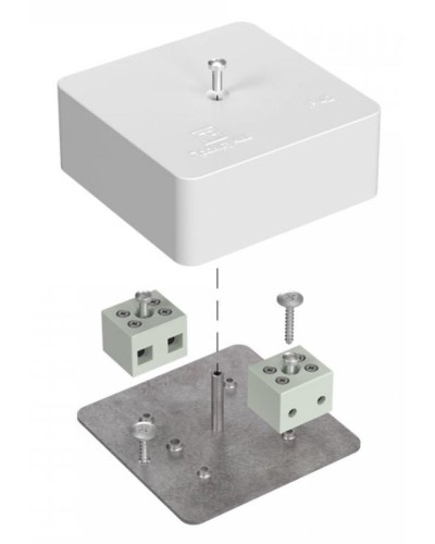 Коробка огнестойкая 75х75х30 (40-0450-FR1.5-4). Коробка огнестойкая для открытой установки. Промрукав в Евпатории