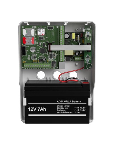 Mega v.5 LTE в корпусе (под АКБ 1,2-7 Ач с БРП 12V 2,5А). Панель охранная радиоканальная. Ритм в Евпатории
