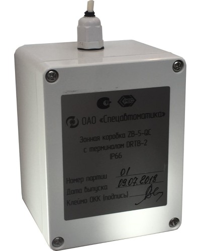 ZB-5-QC с DRTB-2 исп.02. Монтажная зонная коробка. Спецавтоматика, Москва в Евпатории