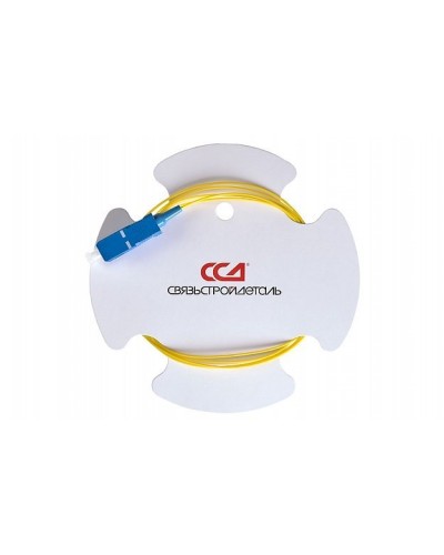 ШОС-SM/0.9 мм-SC/UPC-p/t -1.0м (130201-02538). Пигтейл оптический. ССД (Связьстройдеталь) в Евпатории