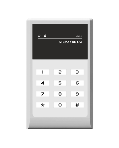 STEMAX KD Livi (серый). Беспроводная кнопочная кодовая панель. Стелс НПП в Евпатории
