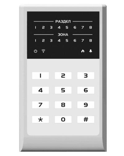 МИРАЖ-КД-04 (grey). Кнопочная кодовая панель. Стелс НПП в Евпатории